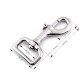 Large metal swivel snap hook / carabiner, fits 25 mm strap - Black varnish (1 Piece) Large metal swivel snap hook / carabiner, fits 25 mm strap - Black varnish (1 Piece)