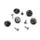 Befestigung für abzeichen / endstück für abzeichen ø11 mm - Platine (10 Paare) Befestigung für abzeichen / endstück für abzeichen ø11 mm - Platine (10 Paare)