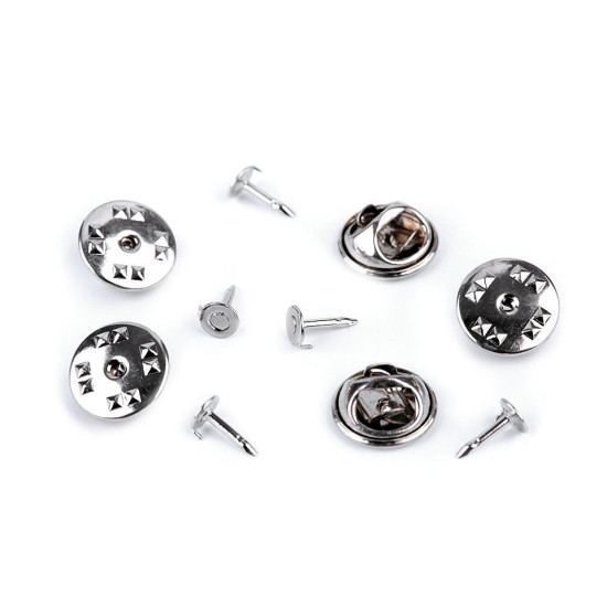 Befestigung für abzeichen / endstück für abzeichen ø11 mm - Platine (10 Paare) Befestigung für abzeichen / endstück für abzeichen ø11 mm - Platine (10 Paare)