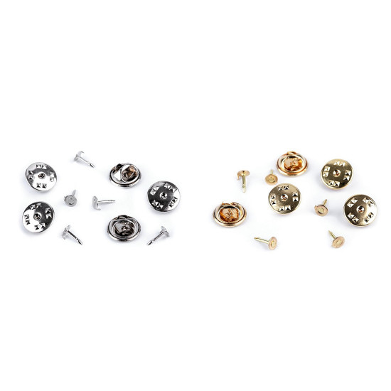 Befestigung für abzeichen / endstück für abzeichen ø11 mm - Platine (10 Paare) Befestigung für abzeichen / endstück für abzeichen ø11 mm - Platine (10 Paare)