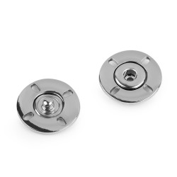 Dizajnové patentky / druky ø21 mm - Nikel (10 Páry)