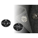 Design snap fasteners / snaps ø21 mm - Nickel (2 Pairs) Design snap fasteners / snaps ø21 mm - Nickel (2 Pairs)