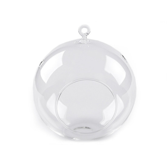 Glass round aerium ø15 cm - Transparent (2 Pieces) Glass round aerium ø15 cm - Transparent (2 Pieces)