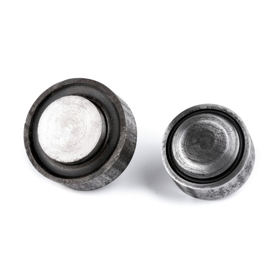 Aufsatz zum nieten von ösen, innen-ø 35 mm - Nickel (1 Set) Aufsatz zum nieten von ösen, innen-ø 35 mm - Nickel (1 Set)