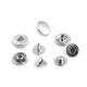 Metal snaps / press fasteners ø12 mm - Nickel (50 Sets) Metal snaps / press fasteners ø12 mm - Nickel (50 Sets)