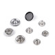 Metal snaps ø15 mm for medium-thick fabrics - Vintage brass (50 Sets) Metal snaps ø15 mm for medium-thick fabrics - Vintage brass (50 Sets)