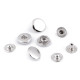 Metal snaps ø15 mm for medium-thick fabrics - Vintage brass (50 Sets) Metal snaps ø15 mm for medium-thick fabrics - Vintage brass (50 Sets)