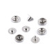 Metal snaps ø10 mm for medium-thick fabrics - Nickel (50 Sets) Metal snaps ø10 mm for medium-thick fabrics - Nickel (50 Sets)