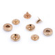 Metal snaps ø10 mm for medium-thick fabrics - Nickel (50 Sets) Metal snaps ø10 mm for medium-thick fabrics - Nickel (50 Sets)