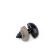 Nos / oczy do zabawek z zatyczką 9x13 mm - Czarny (5 Zestawy) Nos / oczy do zabawek z zatyczką 9x13 mm - Czarny (5 Zestawy)