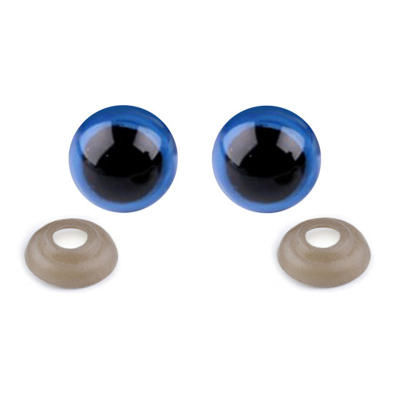Oczy do zabawek z zatyczką ø14 mm - Zielony (10 Zestawy) Oczy do zabawek z zatyczką ø14 mm - Zielony (10 Zestawy)