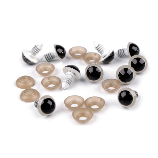 Oczy do zabawek z zatyczką ø14 mm - Zielony (10 Zestawy) Oczy do zabawek z zatyczką ø14 mm - Zielony (10 Zestawy)