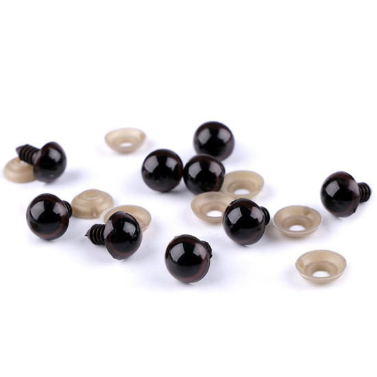 Oczy do zabawek z zatyczką ø14 mm - Zielony (10 Zestawy) Oczy do zabawek z zatyczką ø14 mm - Zielony (10 Zestawy)