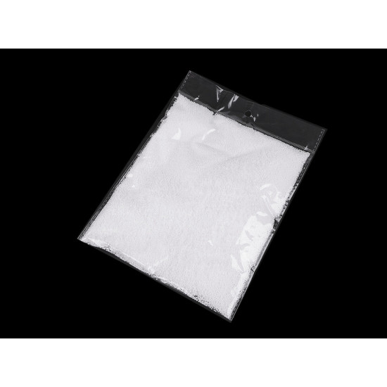 Decorative snow / styrofoam mini balls 10 g - White (1 Bag) Decorative snow / styrofoam mini balls 10 g - White (1 Bag)