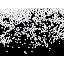 Decorative snow / styrofoam mini balls 10 g - White (1 Bag)