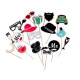Photo booth party props - As pictured (1 Set)