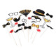 Photo booth party props - As pictured (1 Set)