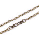 Bag / purse metal chain with lobster clasp length 120 cm - Nickel (1 Piece) Bag / purse metal chain with lobster clasp length 120 cm - Nickel (1 Piece)