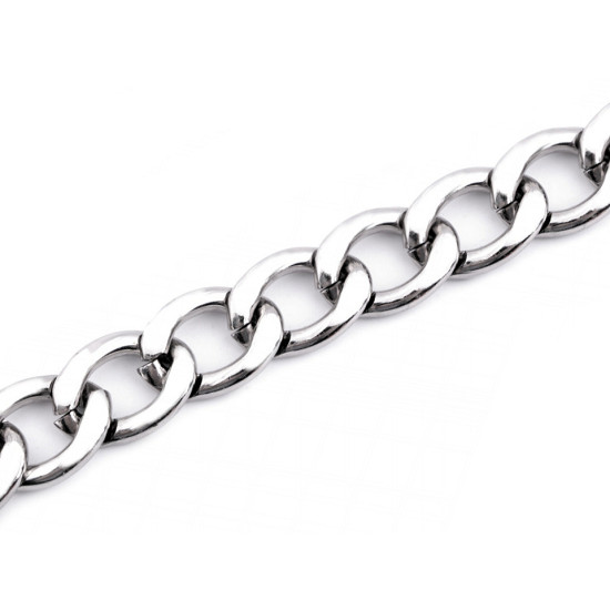 Łańcuszek szerokość 20 mm, metraż - Złoto klasyczne (1 Metr) Łańcuszek szerokość 20 mm, metraż - Złoto klasyczne (1 Metr)