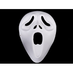 Party face mask - unfinished / diy - White (1 Piece)