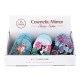 Cosmetic pocket mirror cat - Turquoise (1 Piece)