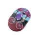 Cosmetic pocket mirror cat - Turquoise (1 Piece)