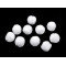 Bommel / pompon deluxe ø15 mm - Weiß (10 Stücke)