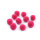 Bommel / pompon deluxe ø15 mm - Weiß (500 Stücke)