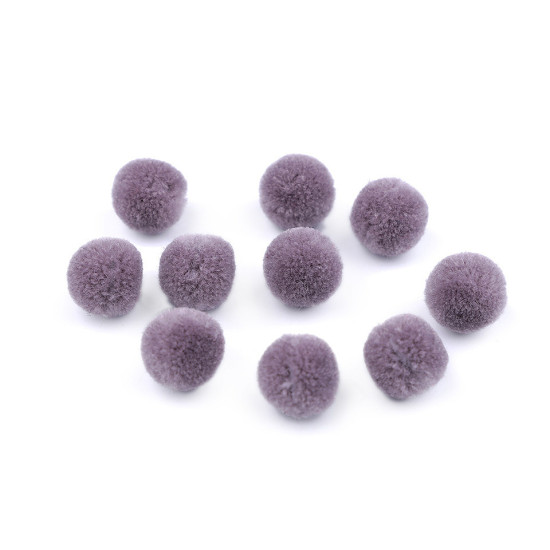 Bommel / pompon deluxe ø15 mm - Weiß (500 Stücke)