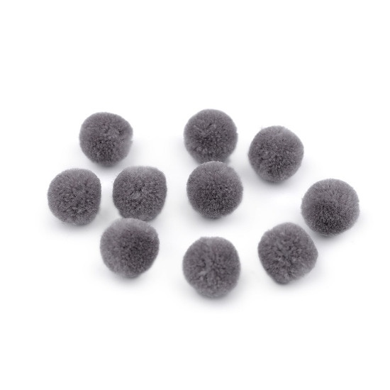 Bommel / pompon deluxe ø15 mm - Weiß (500 Stücke)