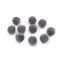 Bommel / pompon deluxe ø15 mm - Grau (10 Stücke)