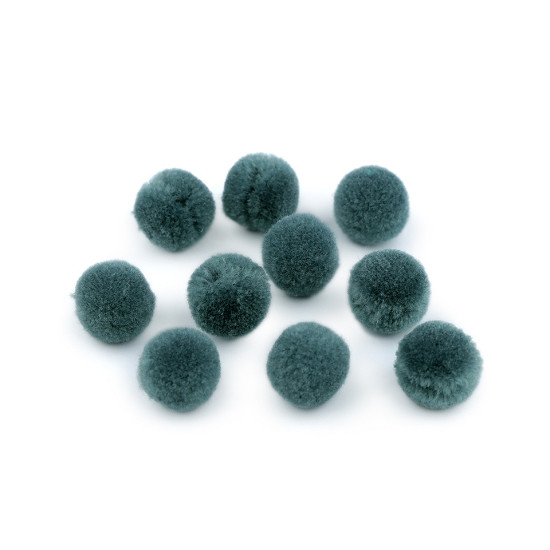 Bommel / pompon deluxe ø15 mm - Weiß (500 Stücke)