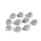 Bommel / pompon deluxe ø15 mm - Weiß (500 Stücke)
