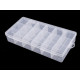 Boîte de rangement en plastique, 12,5 x 23 x 4 cm - Transparent (1 Pièce) Boîte de rangement en plastique, 12,5 x 23 x 4 cm - Transparent (1 Pièce)