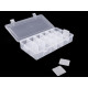 Boîte de rangement en plastique, 12,5 x 23 x 4 cm - Transparent (1 Pièce) Boîte de rangement en plastique, 12,5 x 23 x 4 cm - Transparent (1 Pièce)