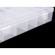 Boîte de rangement en plastique, 12,5 x 23 x 4 cm - Transparent (1 Pièce) Boîte de rangement en plastique, 12,5 x 23 x 4 cm - Transparent (1 Pièce)