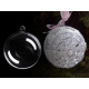 Clear plastic ball ornament ø7 cm - Transparent (5 Pieces)
