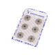 Spring press / snap fasteners ø20 mm - Gold (36 Pairs) Spring press / snap fasteners ø20 mm - Gold (36 Pairs)