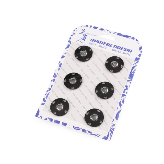 Spring press / snap fasteners ø20 mm - Gold (36 Pairs) Spring press / snap fasteners ø20 mm - Gold (36 Pairs)