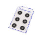 Spring press / snap fasteners ø20 mm - Gold (36 Pairs) Spring press / snap fasteners ø20 mm - Gold (36 Pairs)