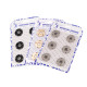 Spring press / snap fasteners ø20 mm - Gold (36 Pairs) Spring press / snap fasteners ø20 mm - Gold (36 Pairs)