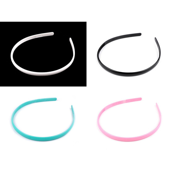 Cerchietto in plastica - Rosa (4 Pezzi) Cerchietto in plastica - Rosa (4 Pezzi)