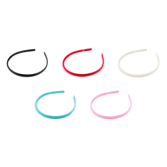 Cerchietto in plastica - Rosa (4 Pezzi) Cerchietto in plastica - Rosa (4 Pezzi)