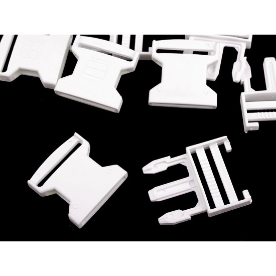 Klamra z regulatorem szerokość 40 mm - Czarny (5 Pary) Klamra z regulatorem szerokość 40 mm - Czarny (5 Pary)