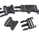 Klamra z regulatorem szerokość 40 mm - Czarny (5 Pary) Klamra z regulatorem szerokość 40 mm - Czarny (5 Pary)