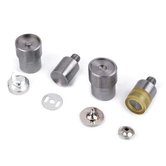Zagniatacz do nabijania zapięcia magnetycznego ø18 mm - Nikiel (1 Zestaw) Zagniatacz do nabijania zapięcia magnetycznego ø18 mm - Nikiel (1 Zestaw)