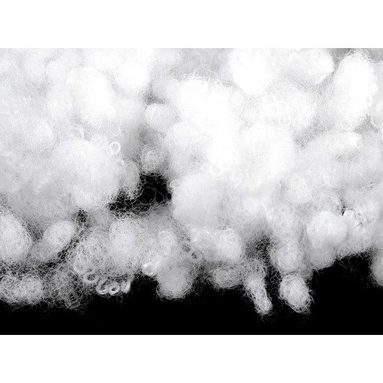 Boules de polyester en fibre creuse blanchie pour garniture, 5kg - Blanc (1 Sachet) Boules de polyester en fibre creuse blanchie pour garniture, 5kg - Blanc (1 Sachet)