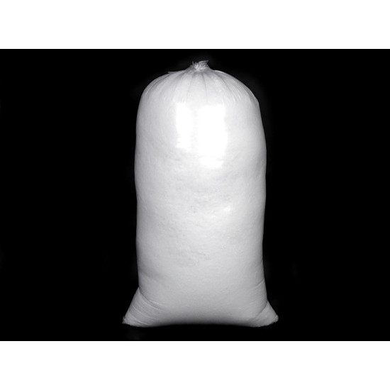 Boules de polyester en fibre creuse blanchie pour garniture, 5kg - Blanc (1 Sachet) Boules de polyester en fibre creuse blanchie pour garniture, 5kg - Blanc (1 Sachet)