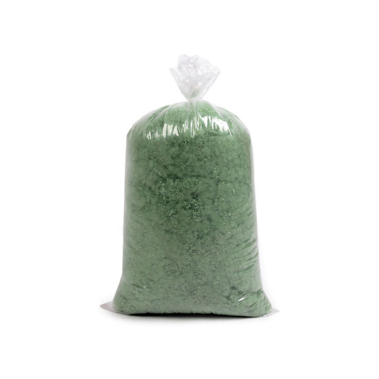 Hollow fiber polyester ball fiber filling / toy stuffing, 1 kg, not bleached - White (1 Bag) Hollow fiber polyester ball fiber filling / toy stuffing, 1 kg, not bleached - White (1 Bag)