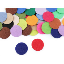 Kółeczko z filcu ø4 cm półprodukt - Mix (100 Sztuki)